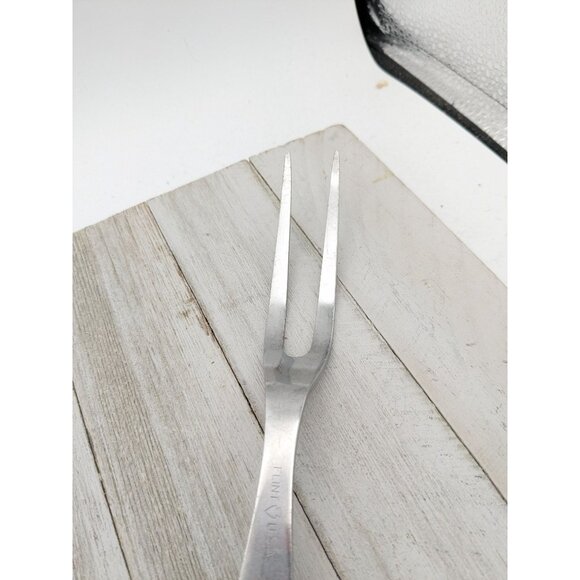 Vintage Flint Arrowhead Stainless USA Small Serving Meat Fork Small 11" USA - Picture 2 of 8